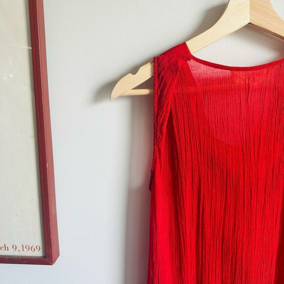athé by Vanessa Bruno Sheer Silk Mini Dress Size FR 40‎ / US 8 – $355 Designer - Picture 7 of 9